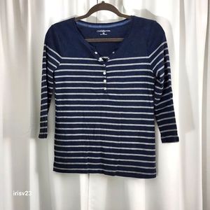 crofts & barrow | 3/4 shirt